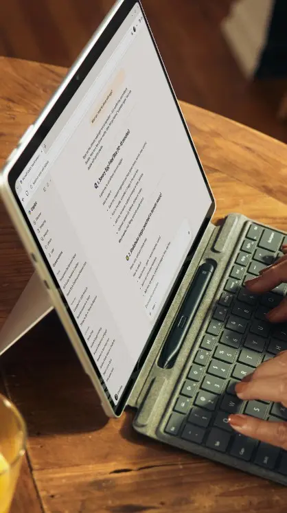 5 tablets com teclado mais leves que laptops