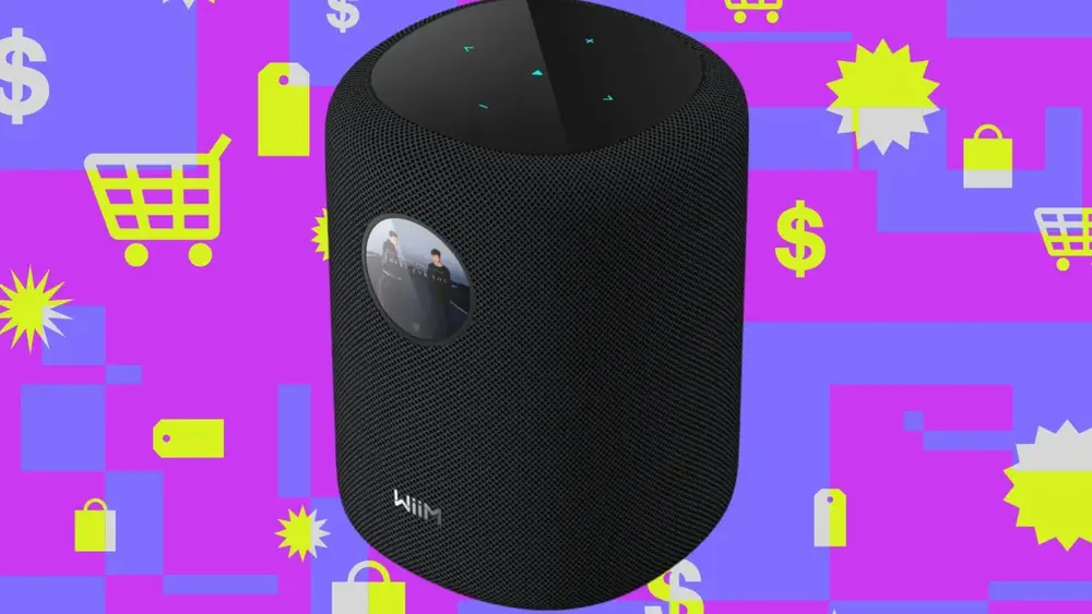 Caixa de som WiiM com 100W sai por quase $50 de desconto
