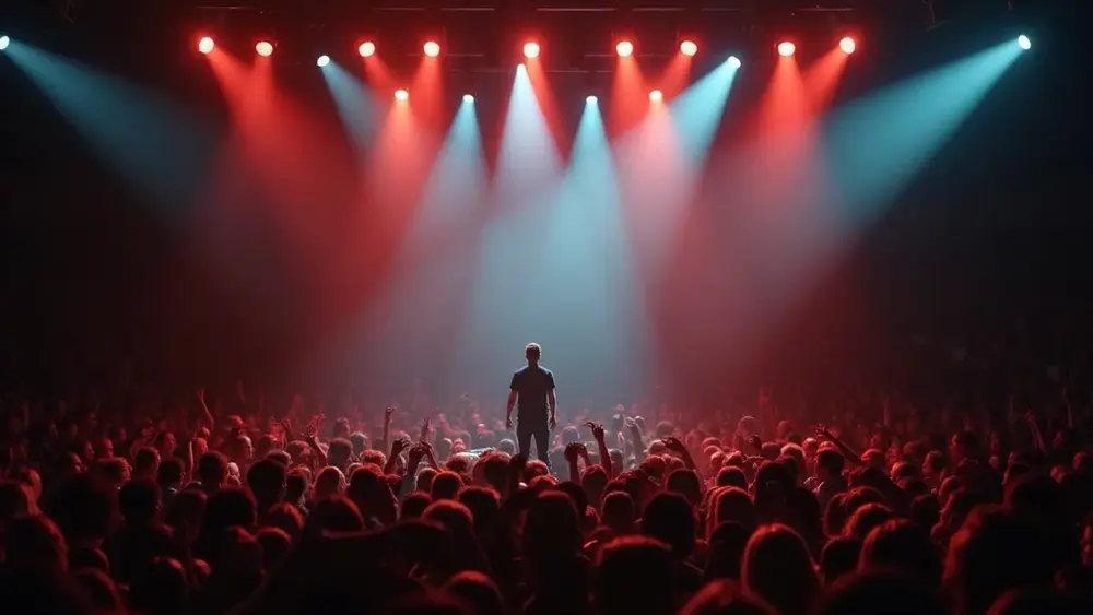 Como os filmes de shows ao vivo são gravados e produzidos