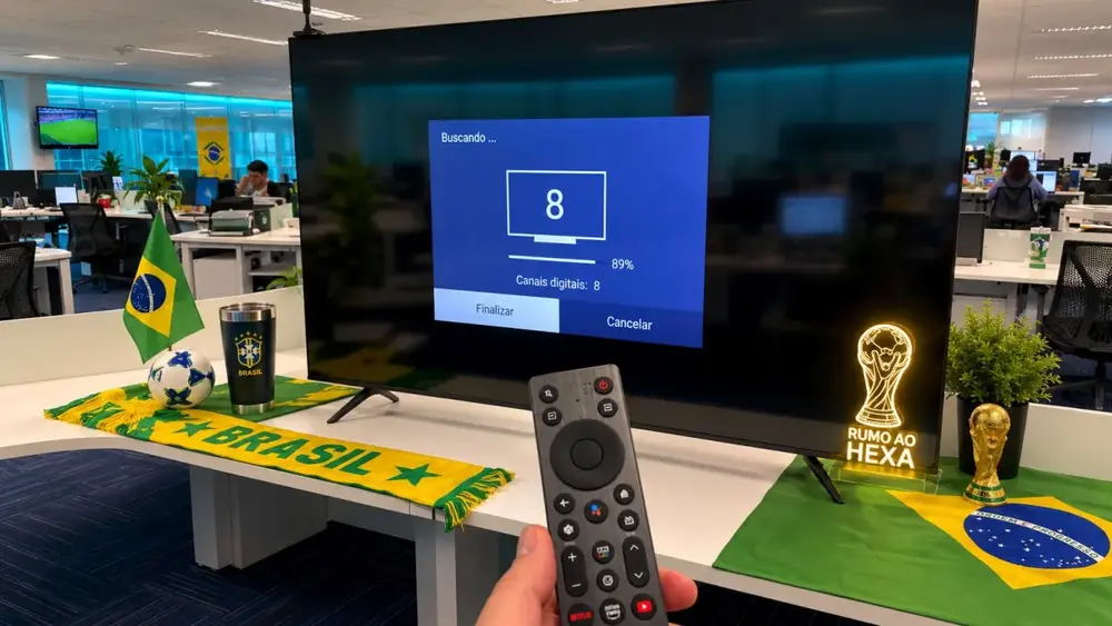 Como sintonizar antena digital na TV para a Copa do Mundo