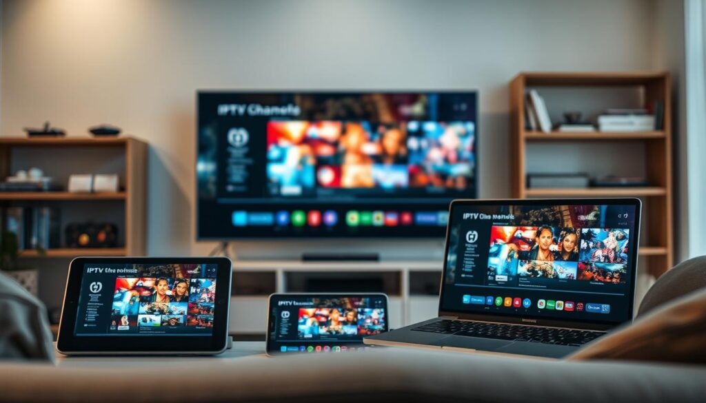 IPTV ao vivo em diferentes dispositivos IPTV ao vivo em diferentes dispositivos