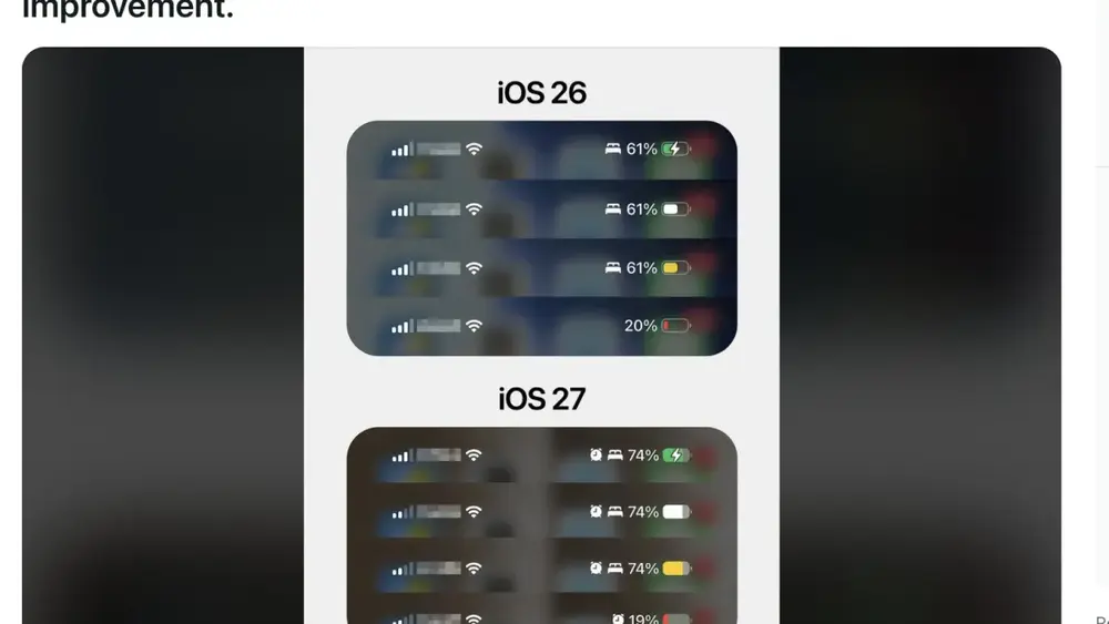iOS 27 Beta: fluidez e bateria dividem opiniões