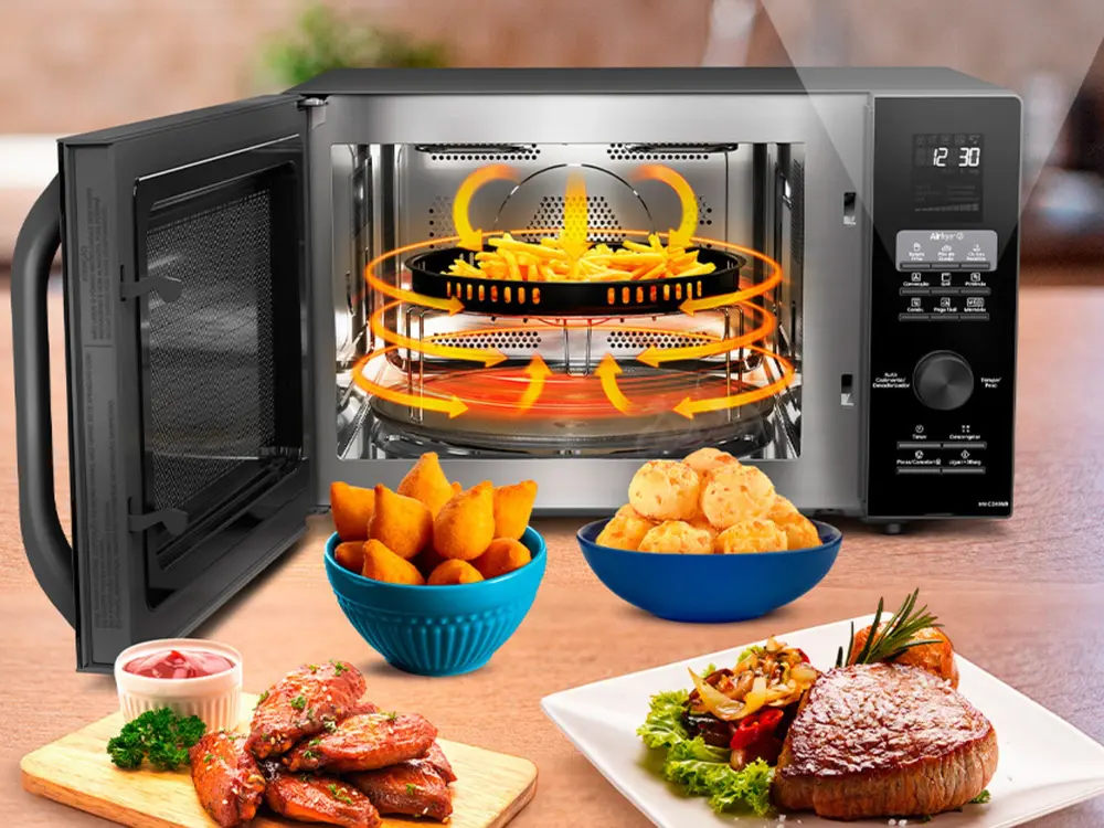 Micro-ondas Panasonic 4 em 1: versatilidade vale a pena?
