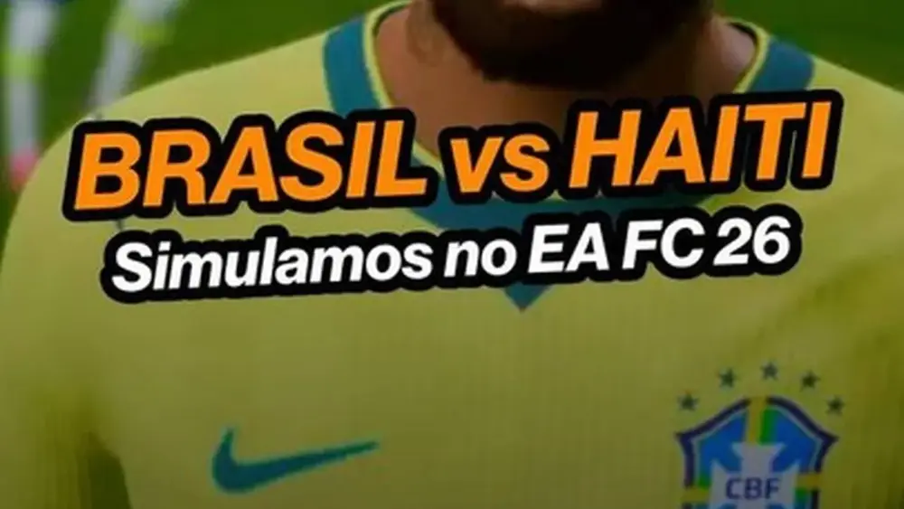 Simulação: Brasil 0 x 0 Haiti no EA FC 26; veja o resultado