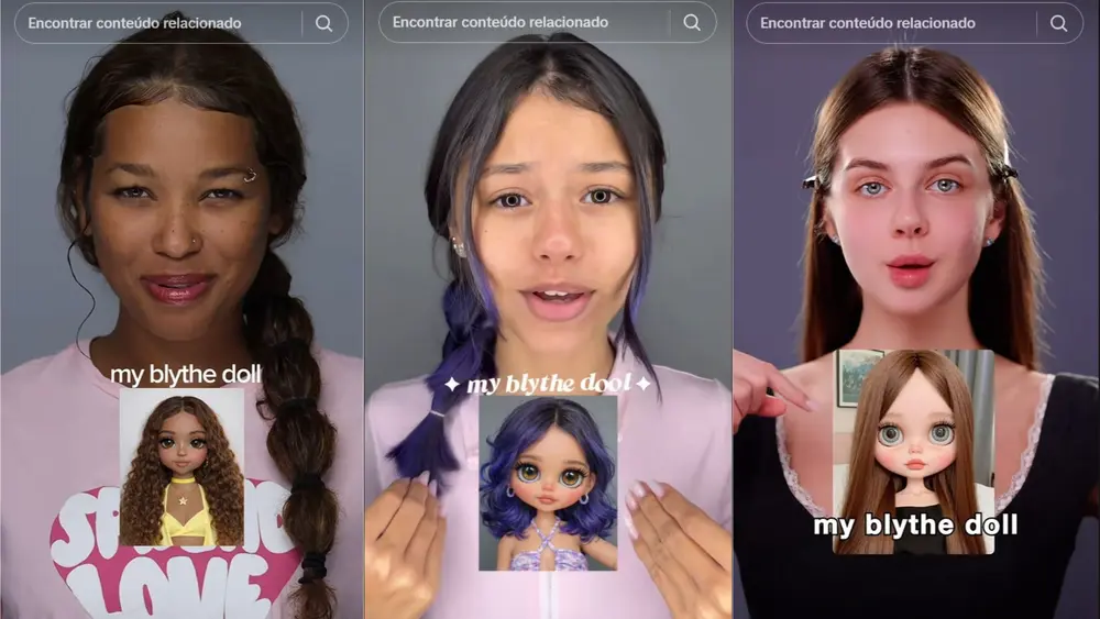 Trend da Blythe Doll: crie sua foto com IA