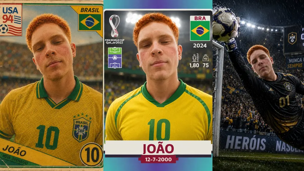 Trend da figurinha da Copa: 12 prompts de IA para viralizar