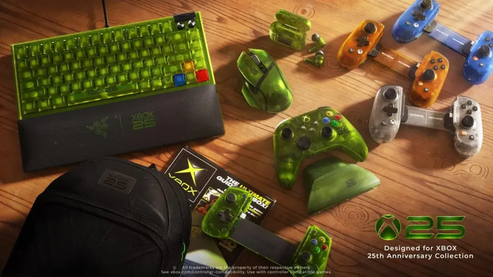Xbox lança acessórios de Halo 25º aniversário em verde translúcido